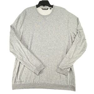 Travis Mathew  Men's Crewneck Sweatshirt,  Light‎ Grey, Size 2XL Modal Blend